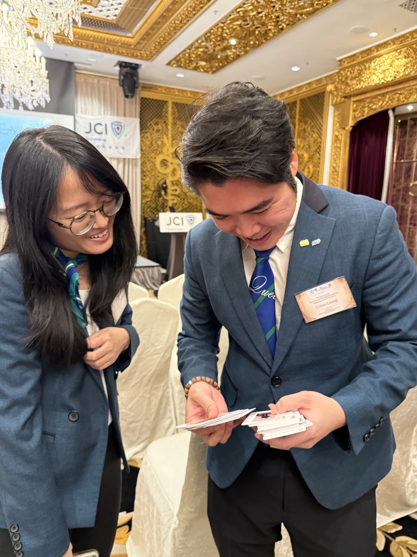 Members connecting at the event.