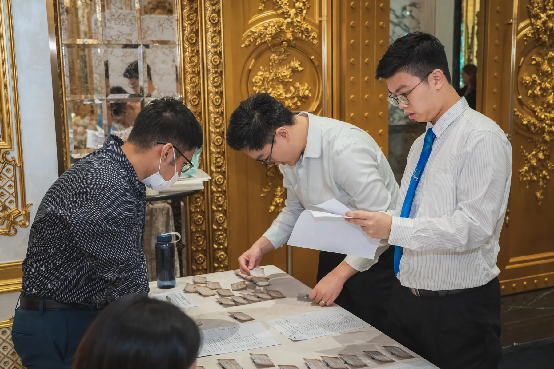 Members and guests connecting at the AGM · 58/100