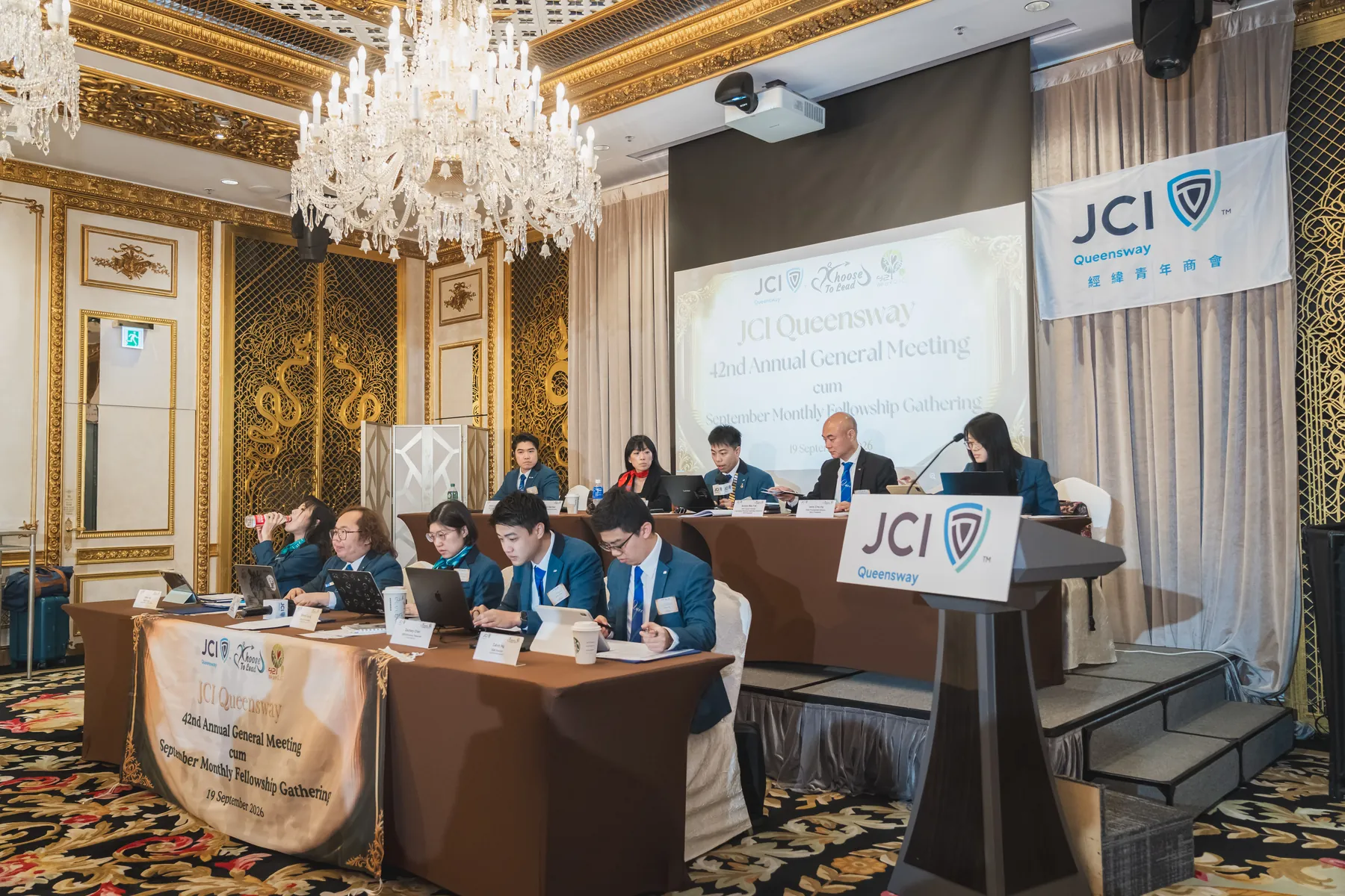 The Annual General Meeting in session · 3/100