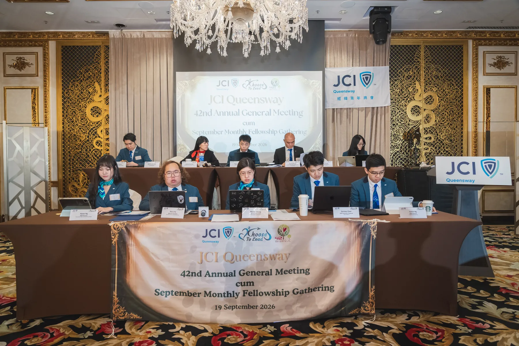 The Annual General Meeting in session · 4/100