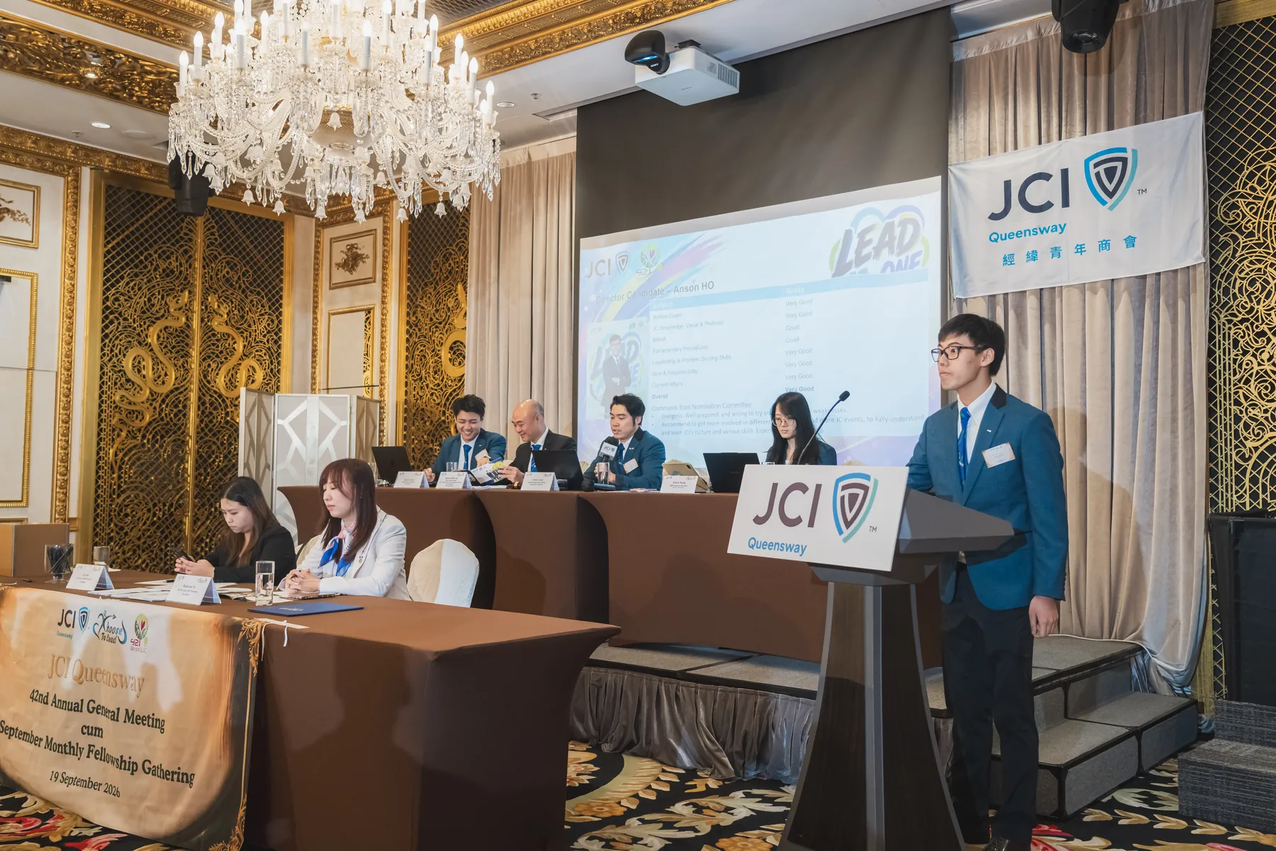 The Annual General Meeting in session · 6/100