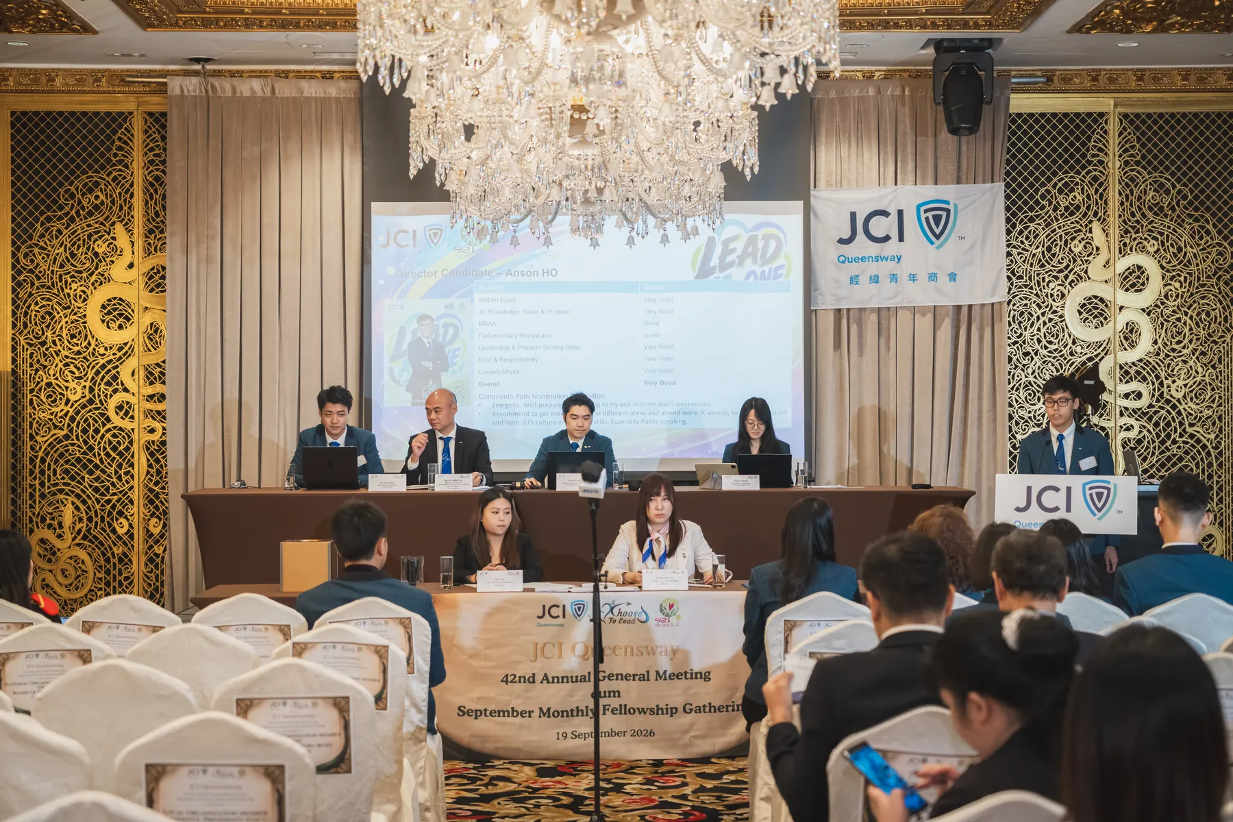 The Annual General Meeting in session · 7/100