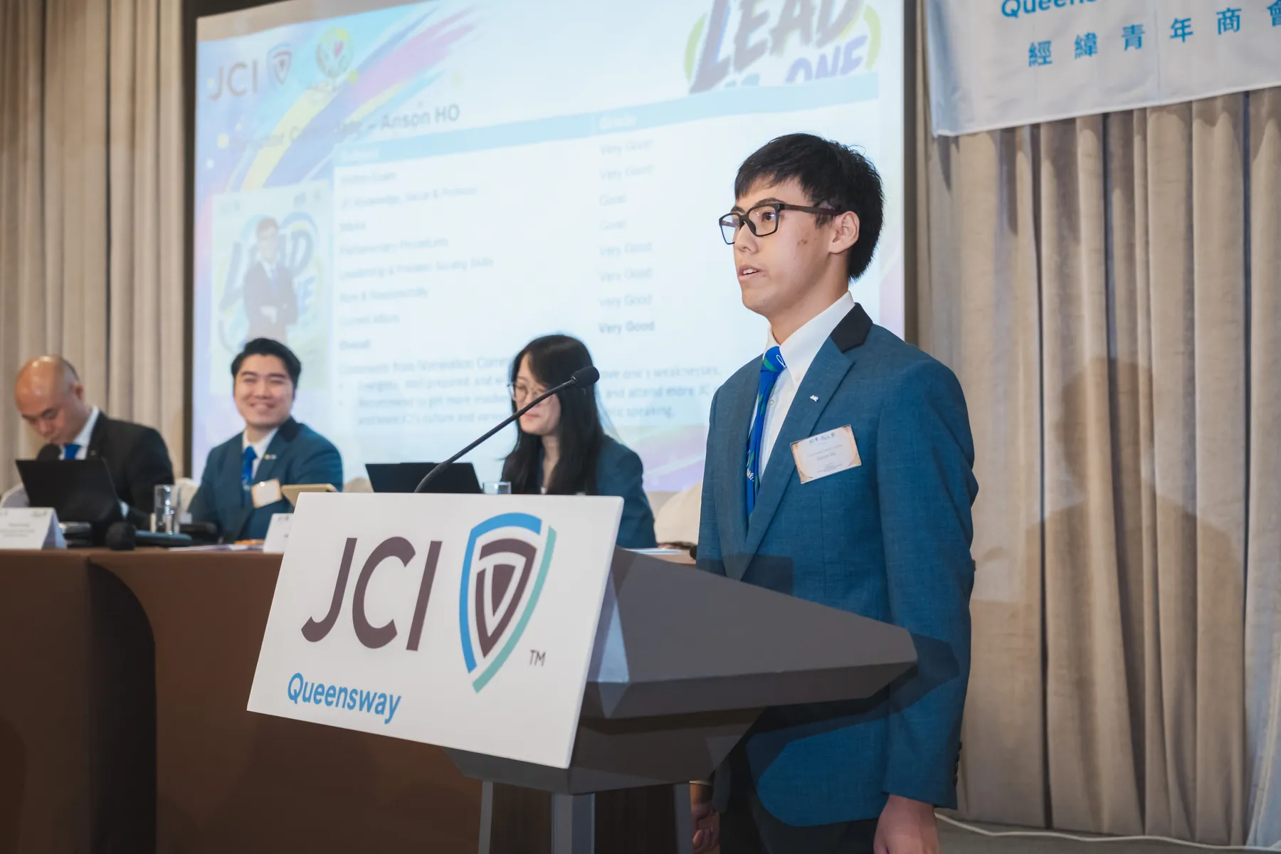 The Annual General Meeting in session · 8/100