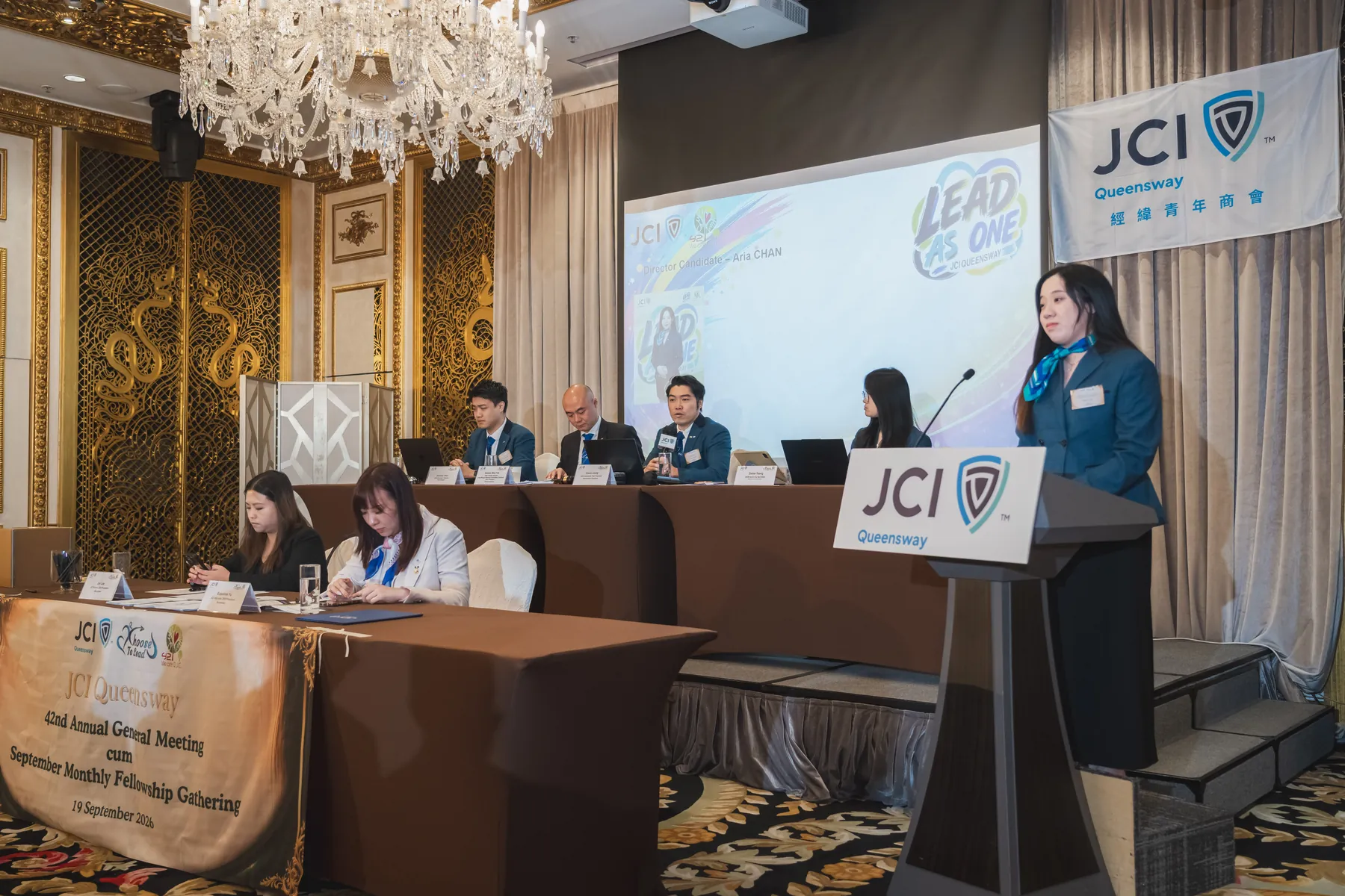 The Annual General Meeting in session · 9/100