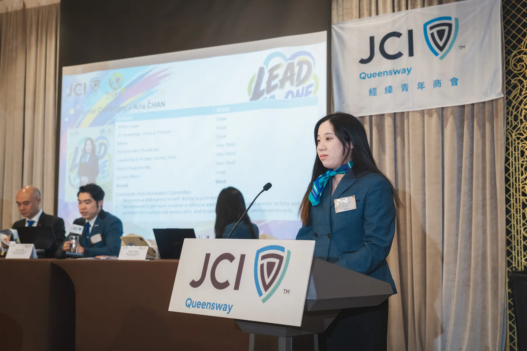 The Annual General Meeting in session · 10/100