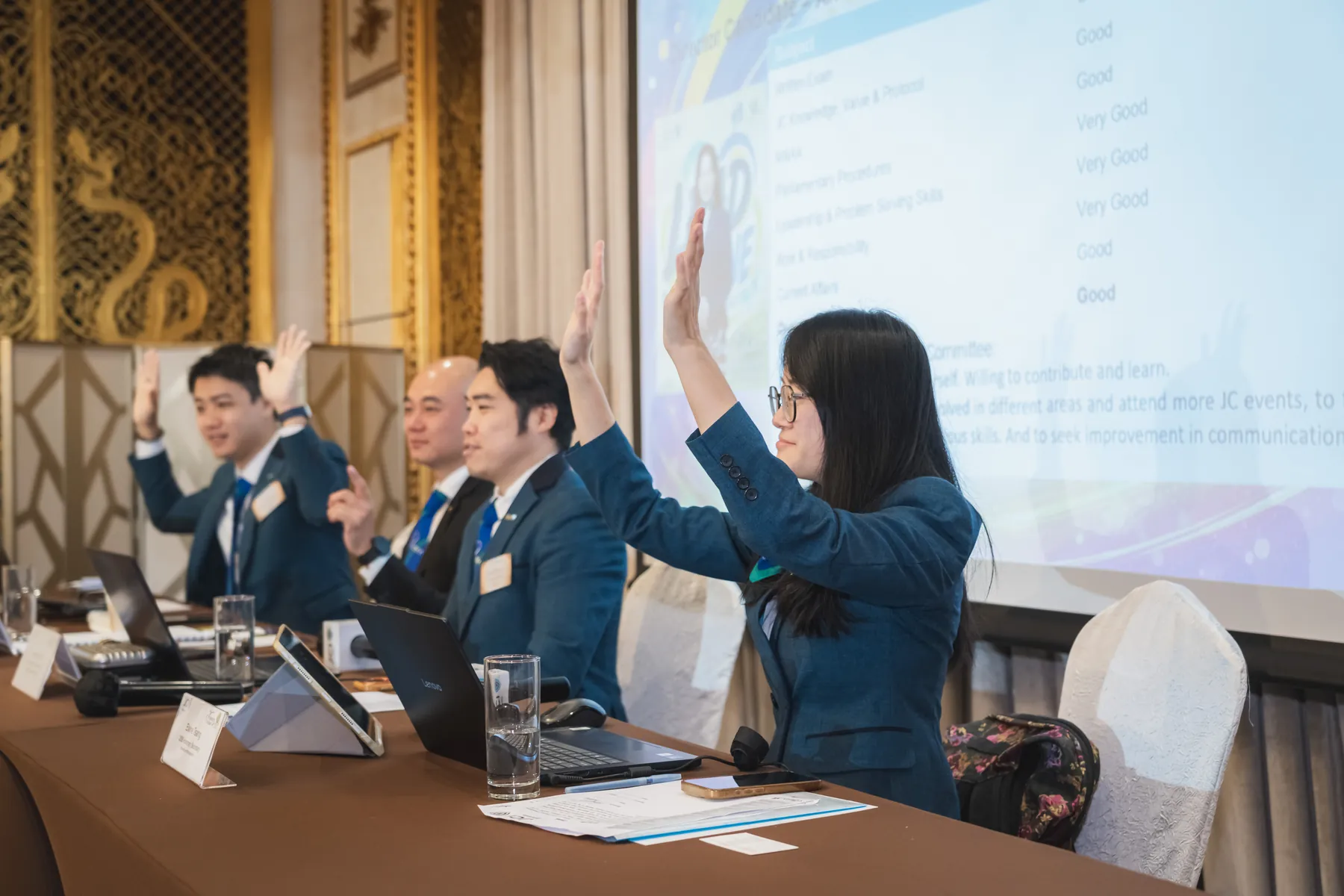 Members participating in the AGM · 39/100