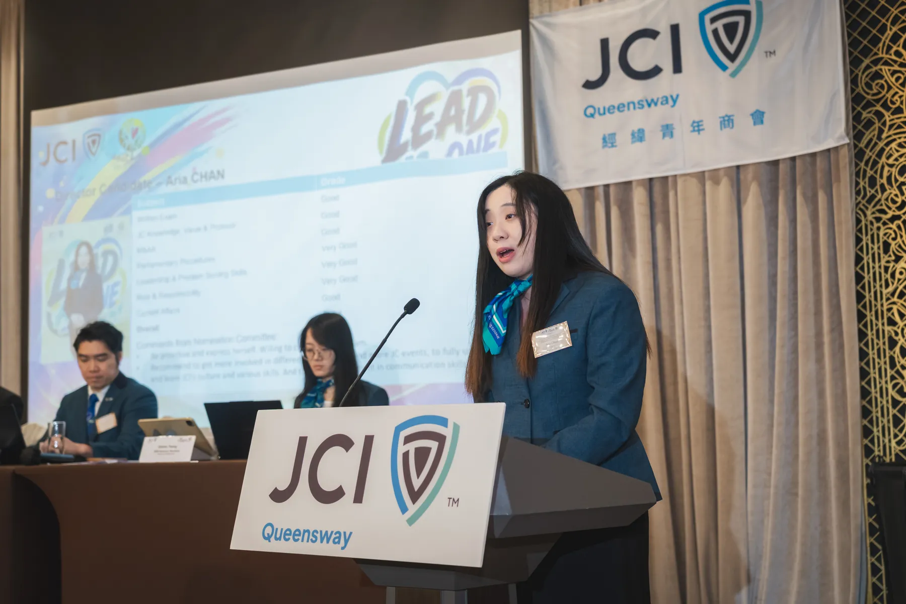 The Annual General Meeting in session · 12/100