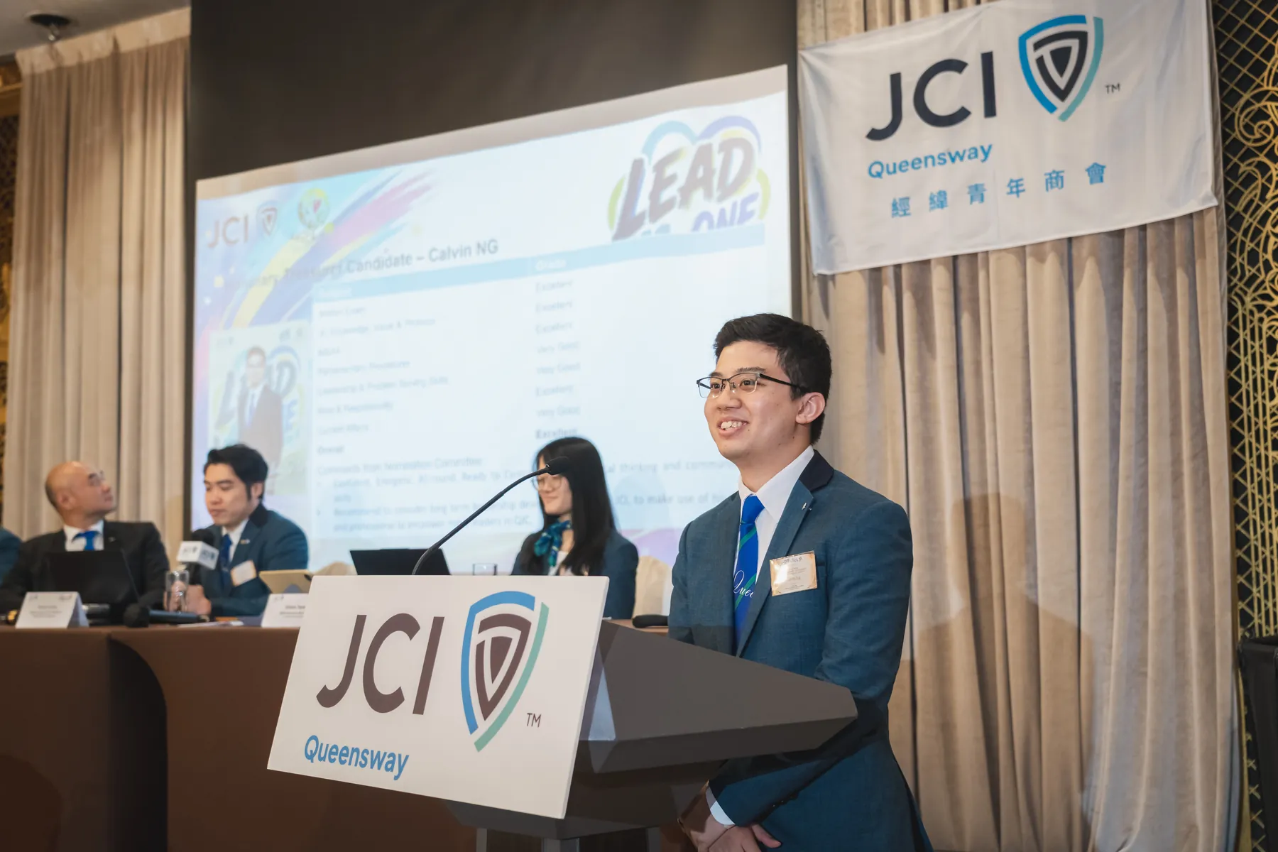 The Annual General Meeting in session · 15/100