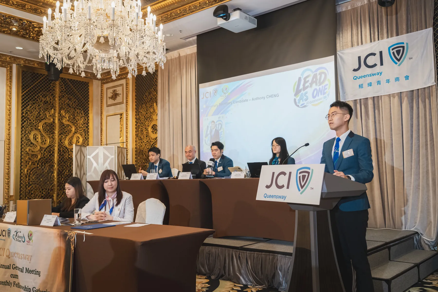 The Annual General Meeting in session · 17/100