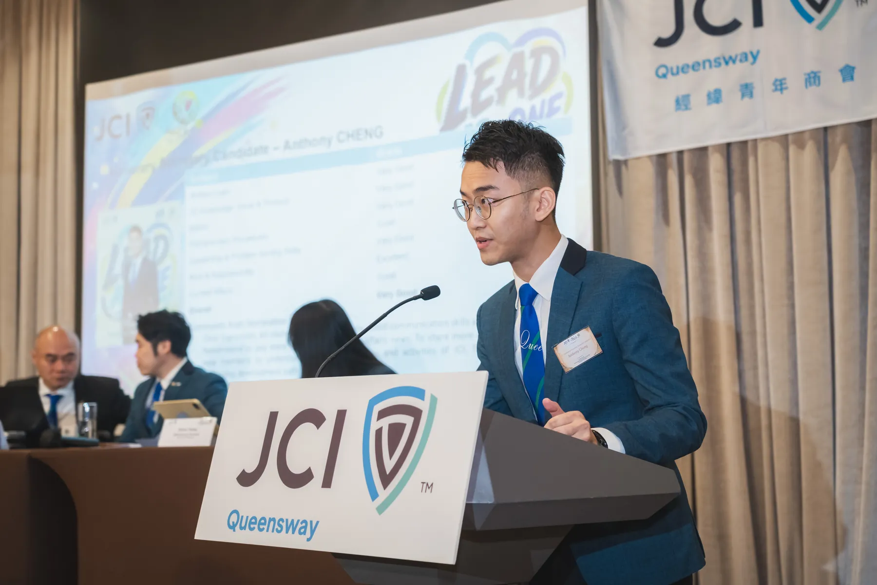 The Annual General Meeting in session · 18/100