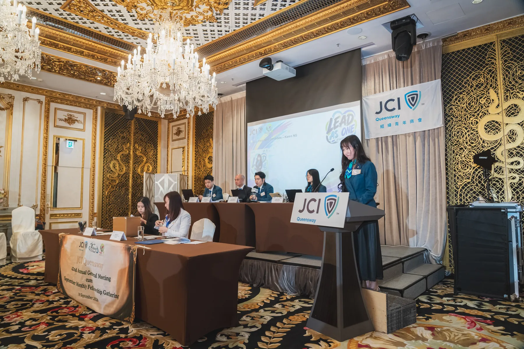 The Annual General Meeting in session · 19/100