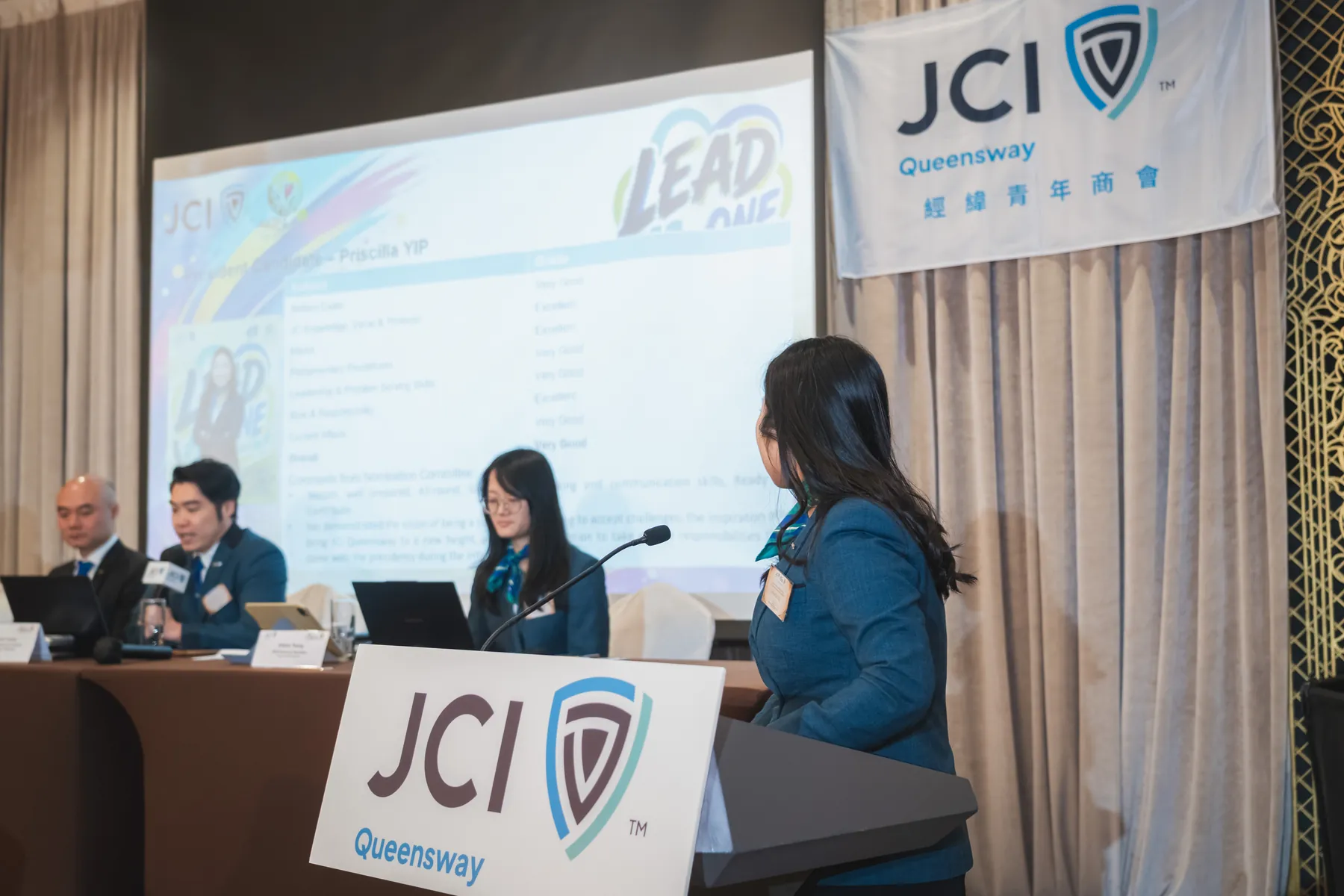 The Annual General Meeting in session · 23/100
