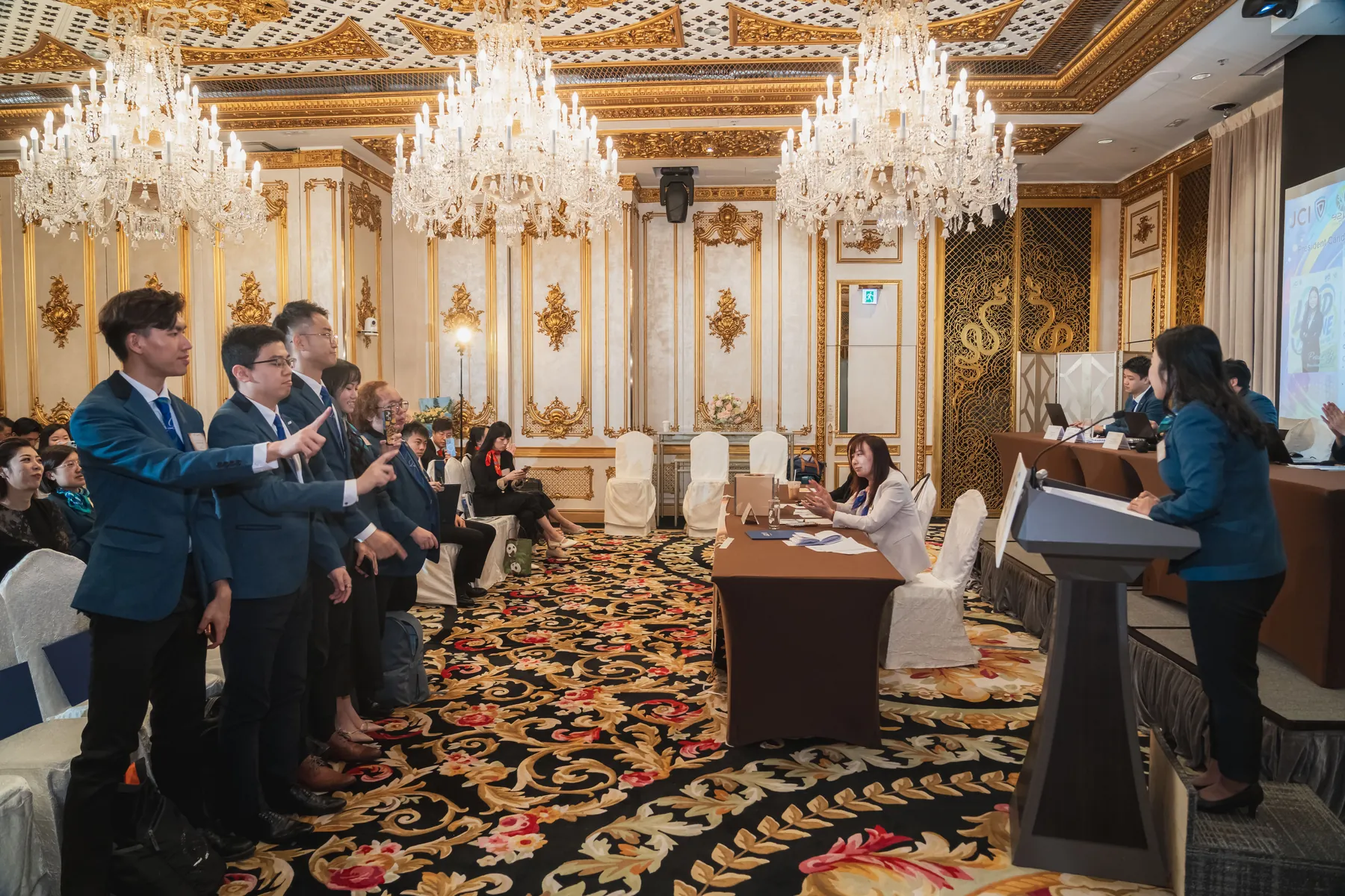 Members participating in the AGM · 54/100