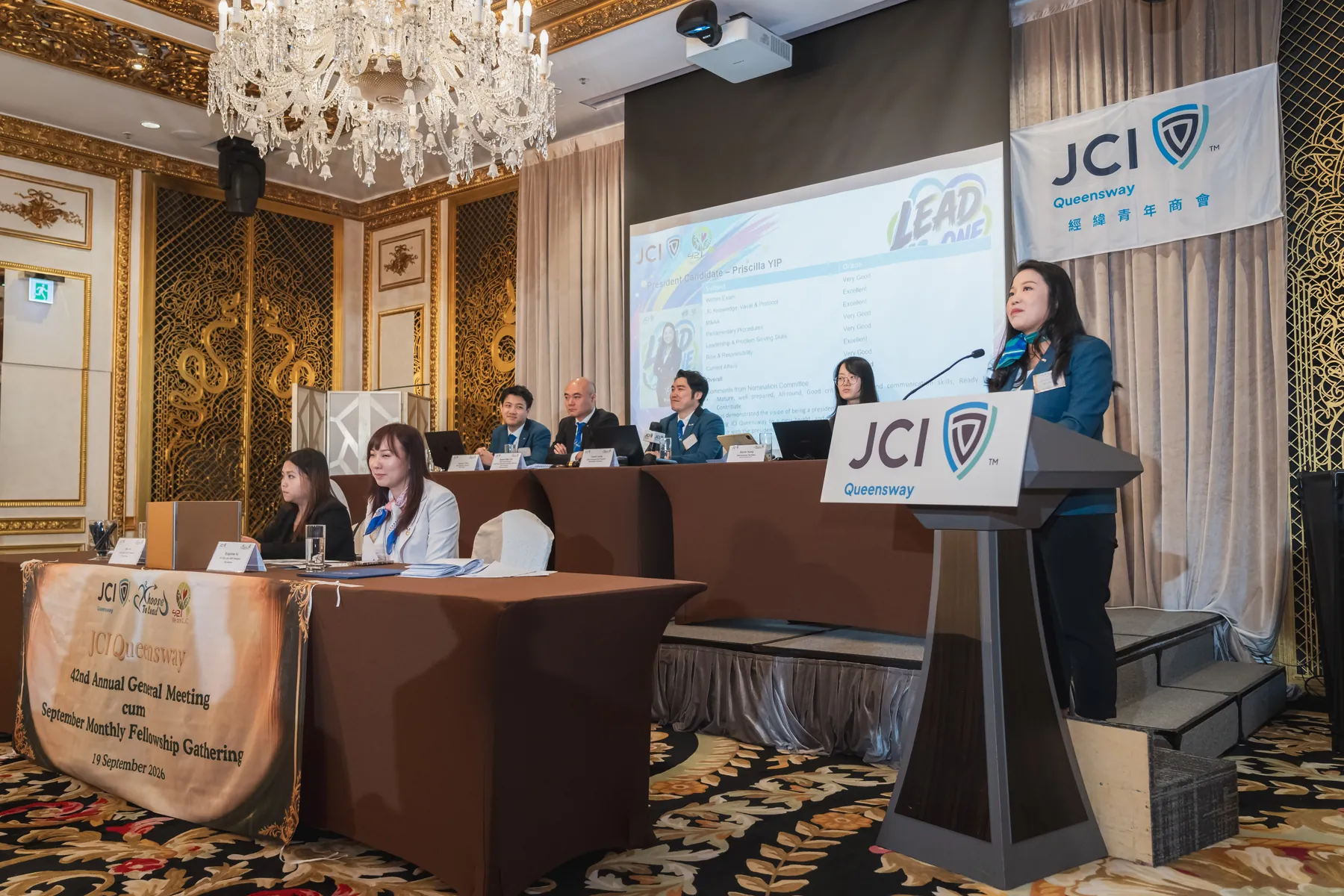 The Annual General Meeting in session · 27/100