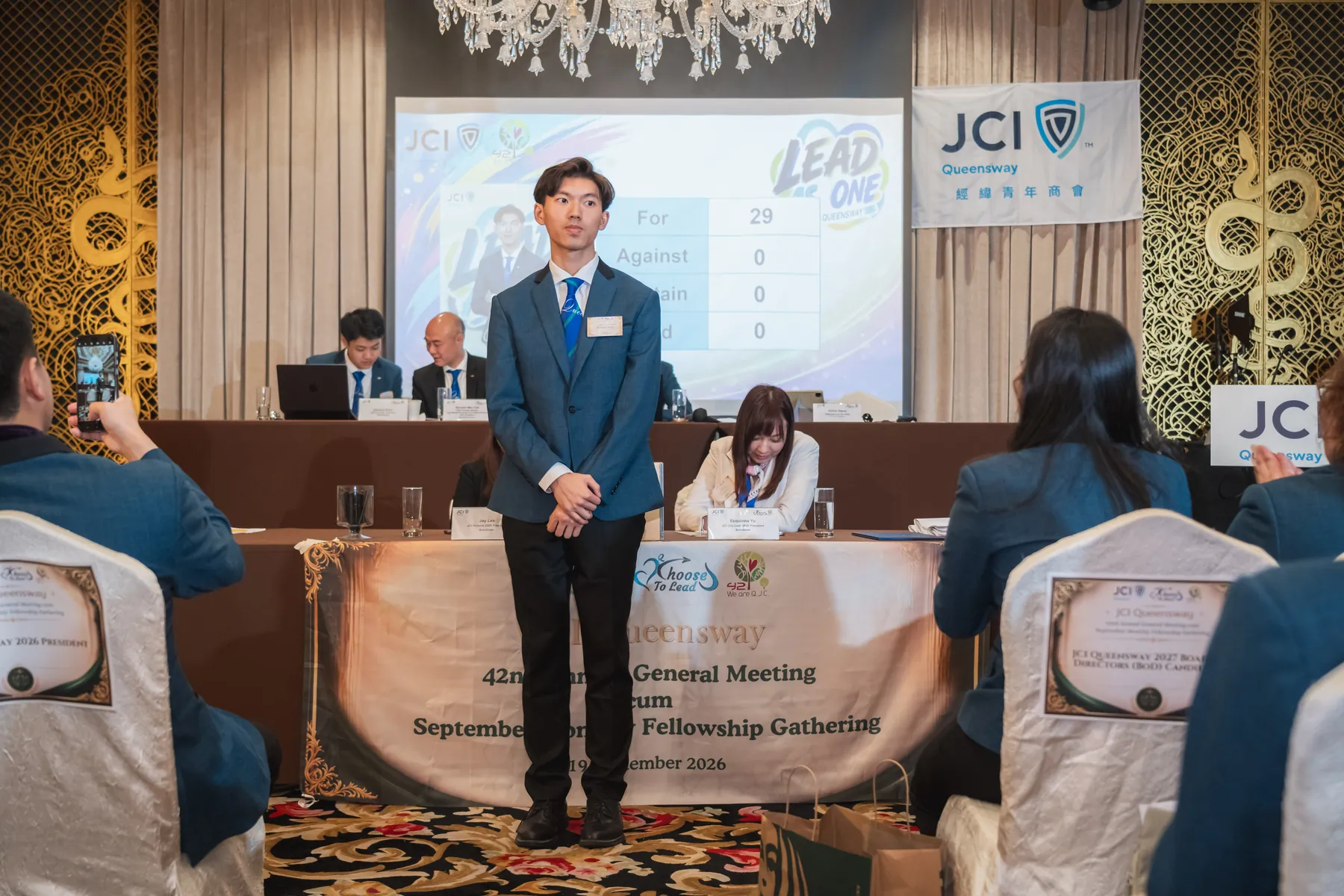 The Annual General Meeting in session · 29/100