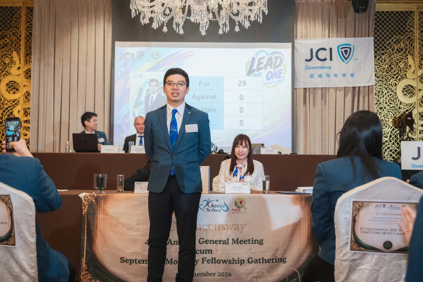 The Annual General Meeting in session · 30/100