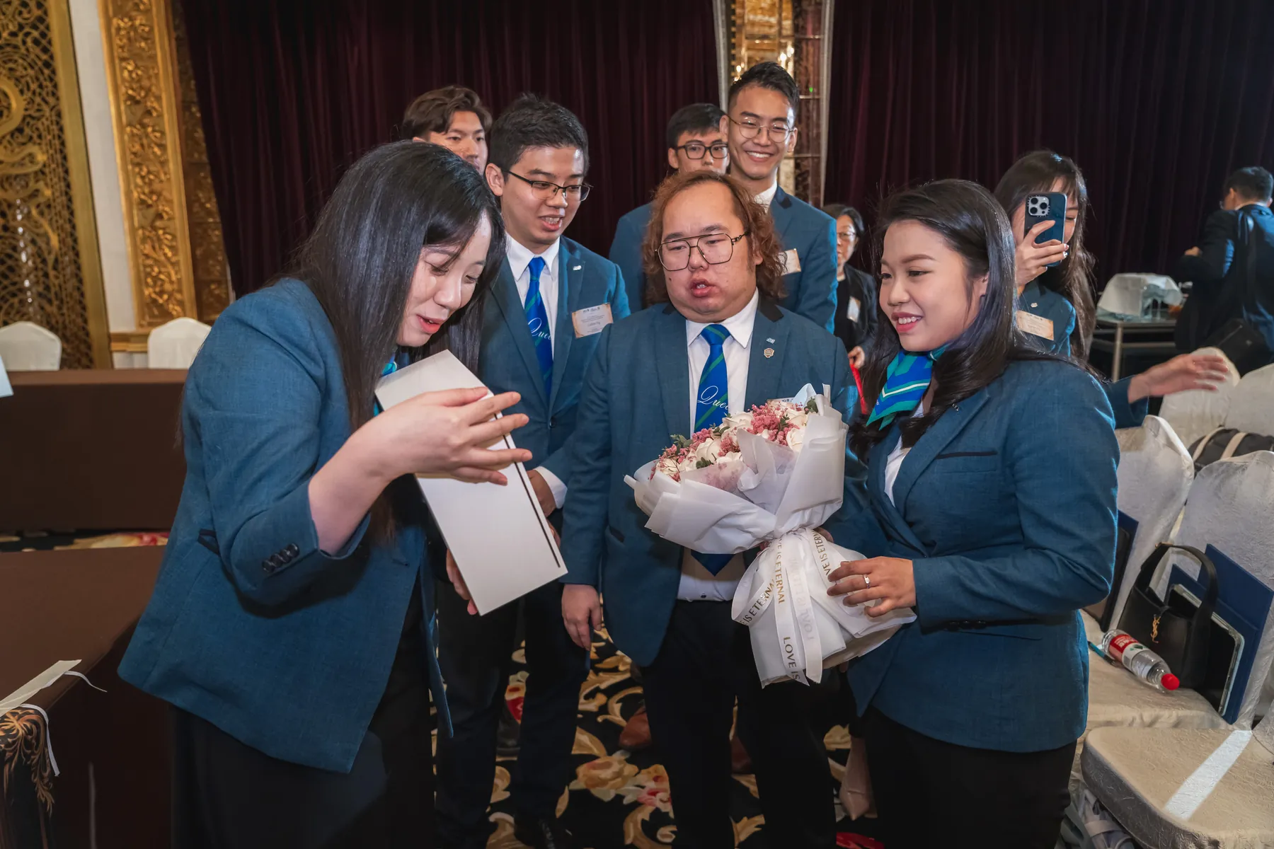 Members participating in the AGM · 57/100