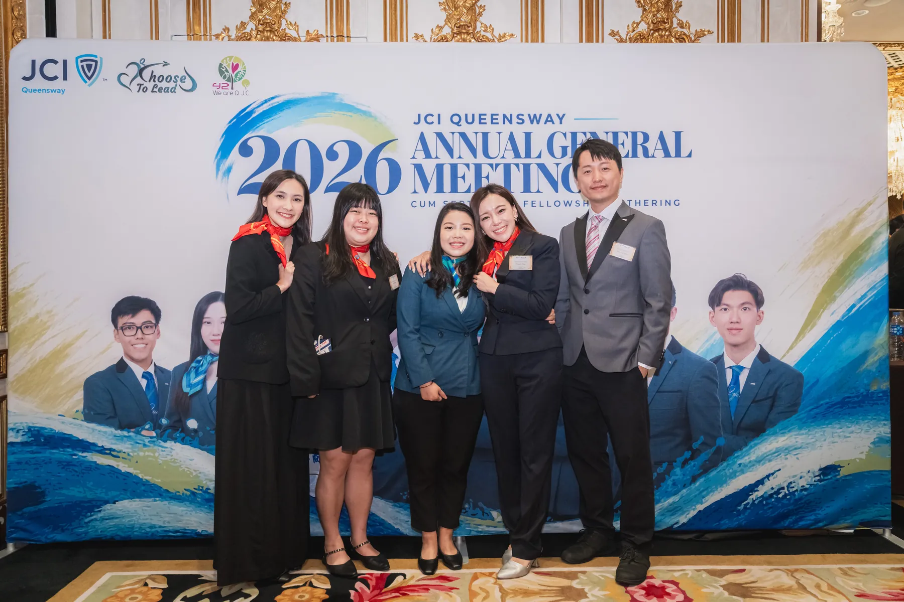 Members and guests together at the AGM · 90/100