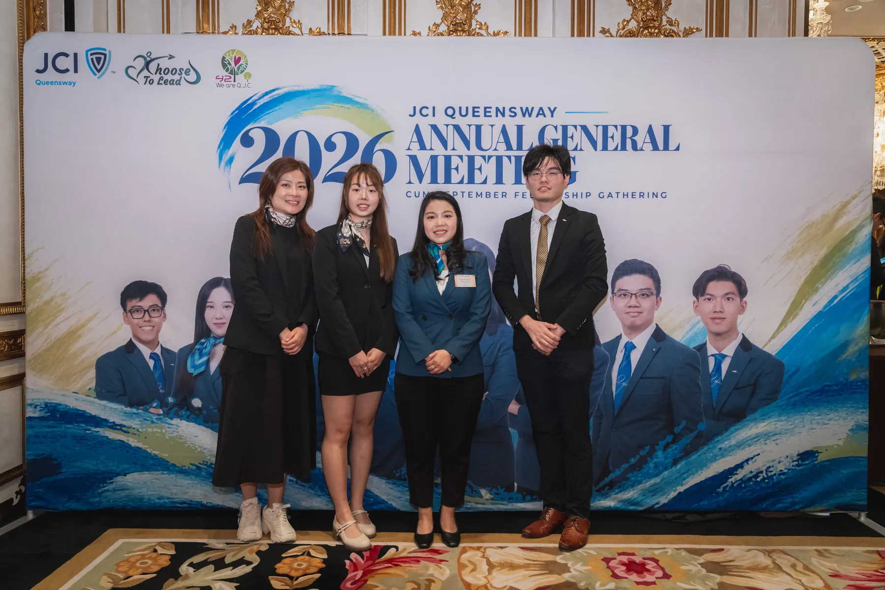 Members and guests together at the AGM · 95/100
