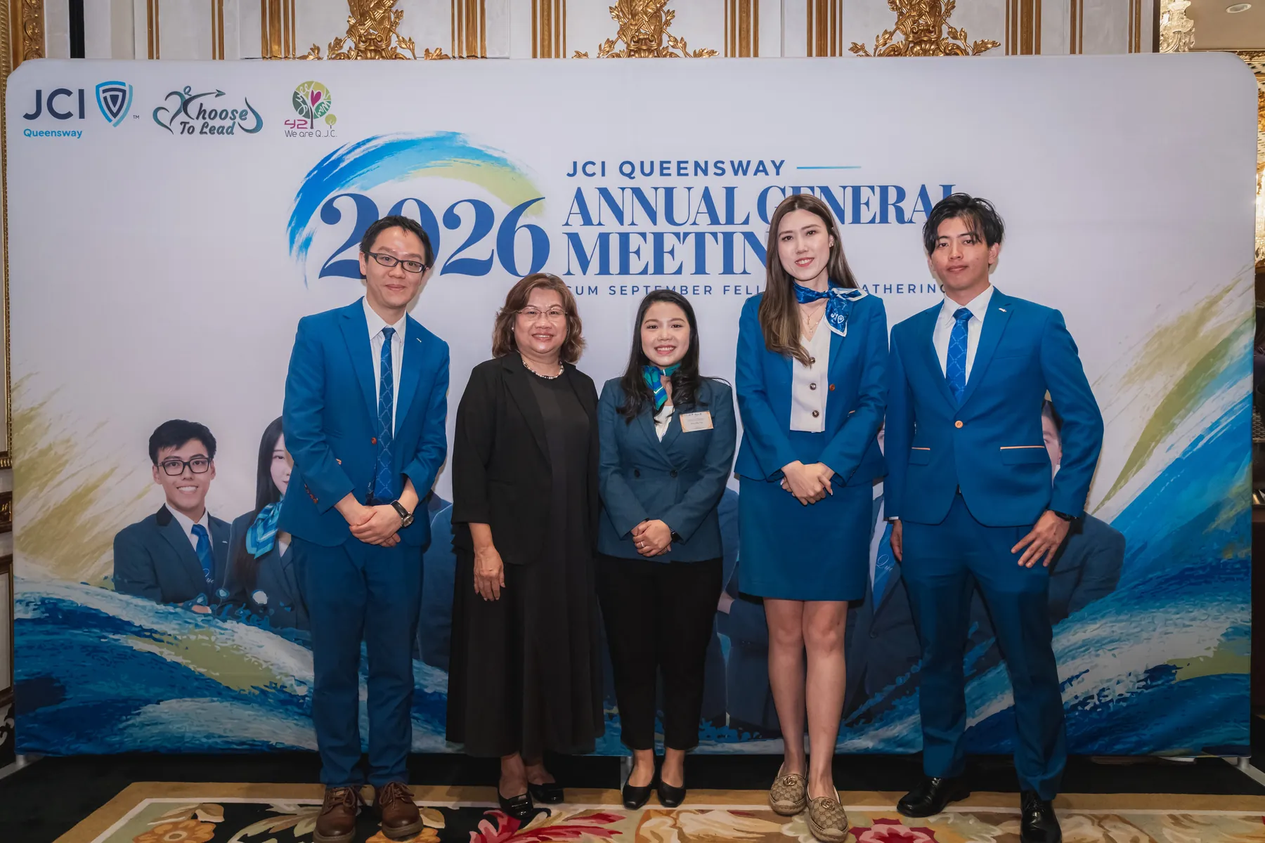 Members and guests together at the AGM · 96/100