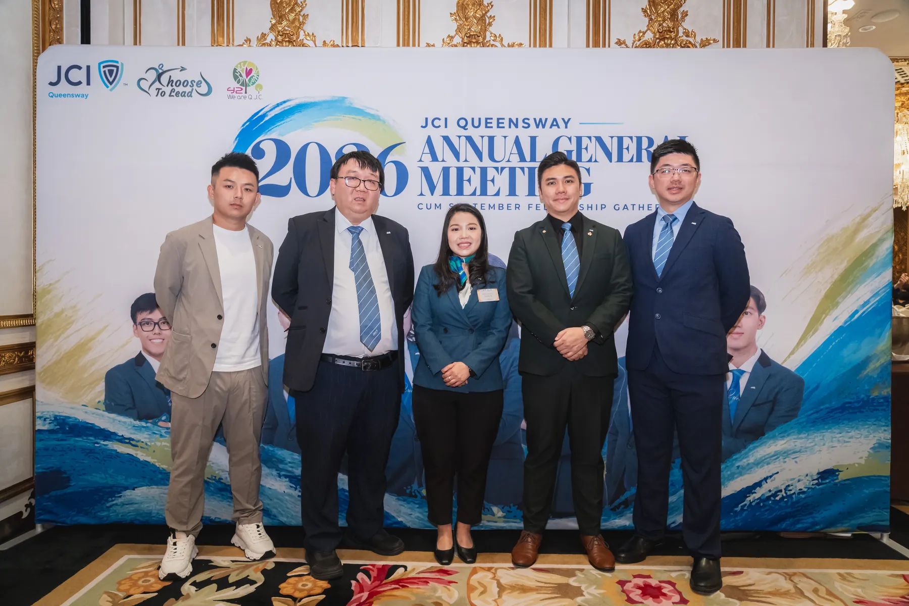 Members and guests together at the AGM · 99/100