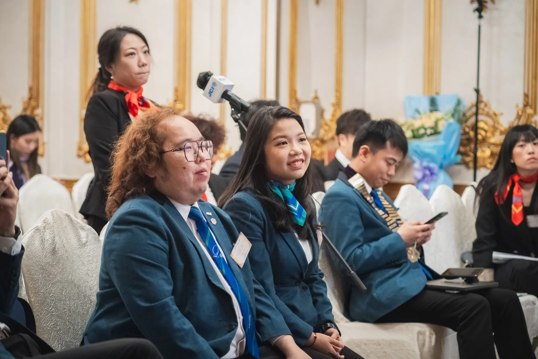 Members and guests connecting at the AGM · 81/100