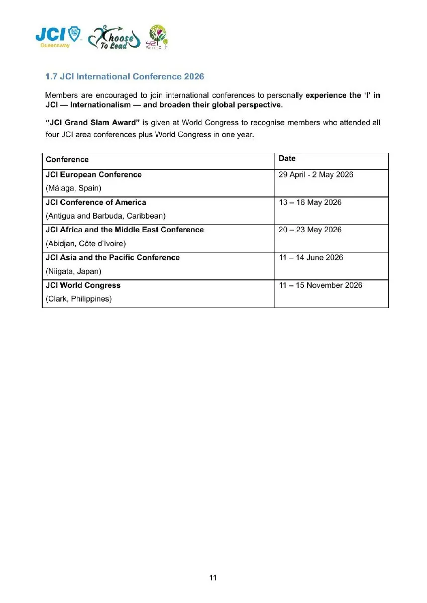 JCI Queensway Members Handbook 2026, page 13