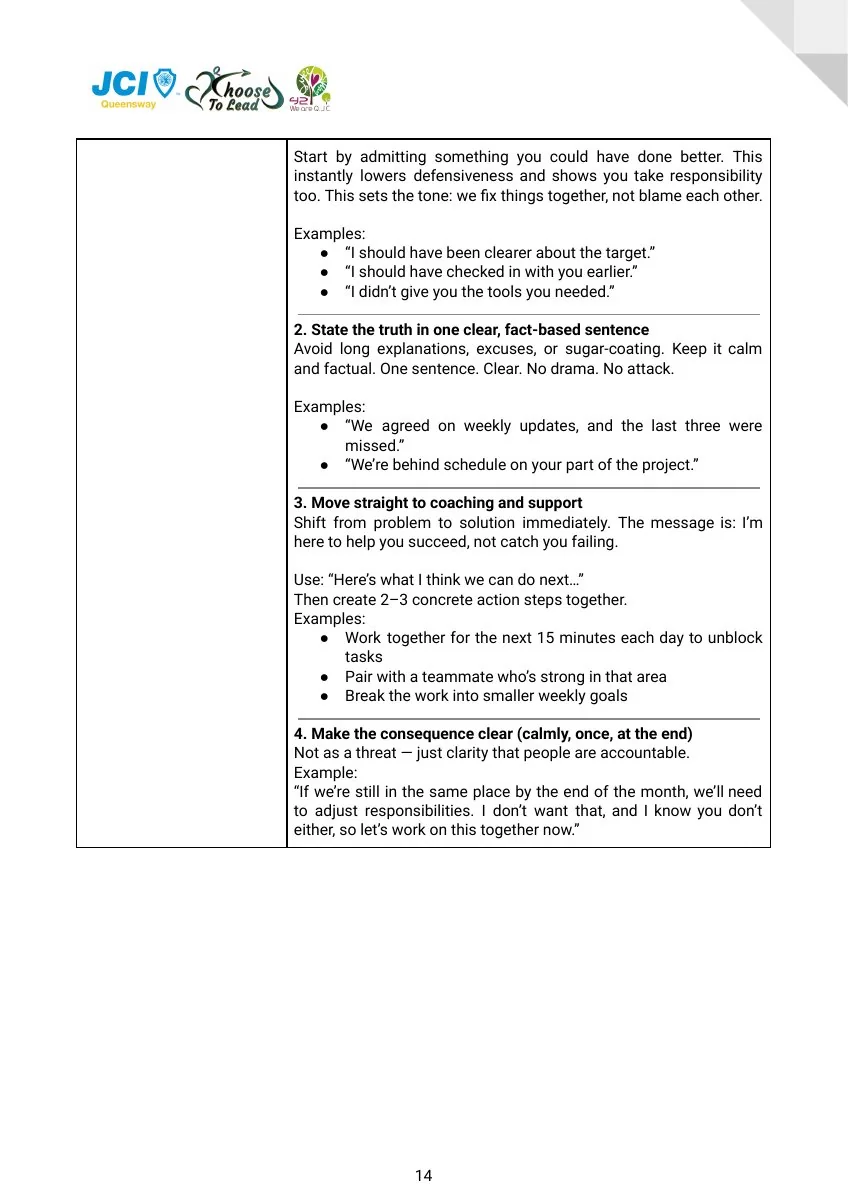JCI Queensway Project Handbook 2026, page 15
