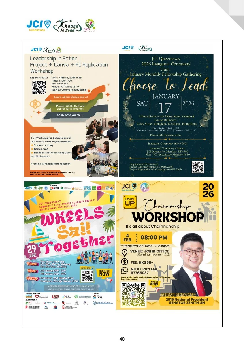 JCI Queensway Project Handbook 2026, page 41