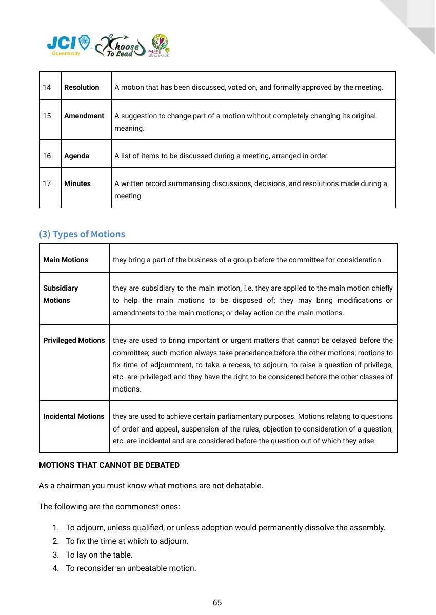JCI Queensway Project Handbook 2026, page 66
