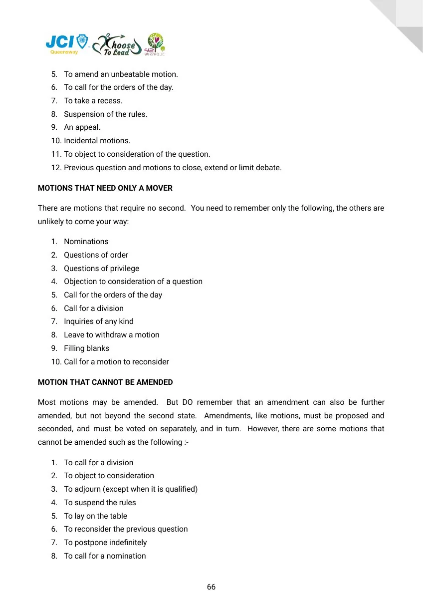 JCI Queensway Project Handbook 2026, page 67