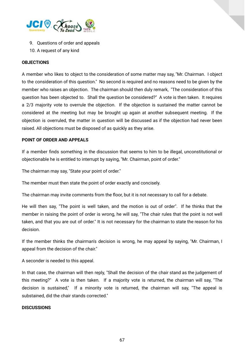 JCI Queensway Project Handbook 2026, page 68