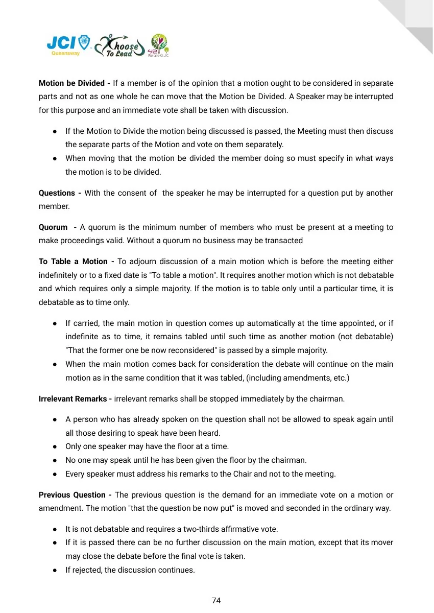 JCI Queensway Project Handbook 2026, page 75